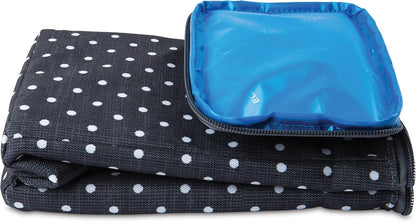 Freezable Double Bottle Bag, Built with EcoFreeze Technology, Antimicrobial lining, Collapsible, Reusable, Zip Closure, Buckle Handle, Perfect for Breastmilk and Formula On the Go