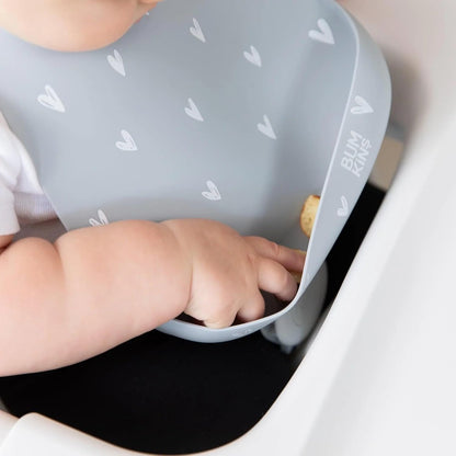 Bibs, Silicone Pocket for Babies, Baby Bib for Girl or Boy, for 6-24 Months Up to Toddler, Essential Must Have for Eating, Feeding, Baby Led Weaning Supplies, Mess Saving, Camp Gear Yellow
