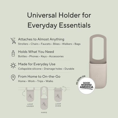 Ryan & Rose Cutie Holder Universal Stroller Cup Holder (Taupe)