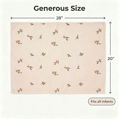 Wipeable Portable Changing Pad, PU Leather Diaper Changing Mat for Travel