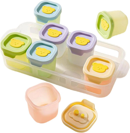 Freezer Trays 8 Pieces Nonstick with Storage