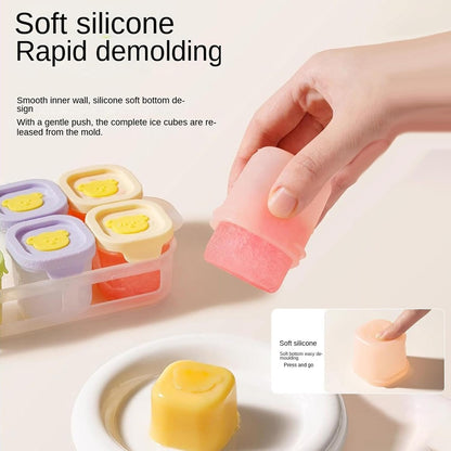 Freezer Trays 8 Pieces Nonstick with Storage