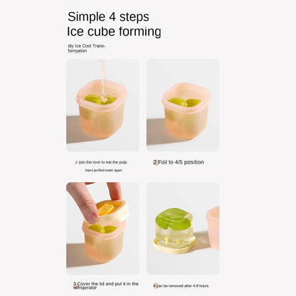 Freezer Trays 8 Pieces Nonstick with Storage