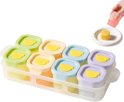 Freezer Trays 8 Pieces Nonstick with Storage