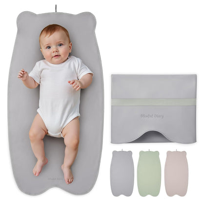 Waterproof Portable Baby Changing Pad, Light Green