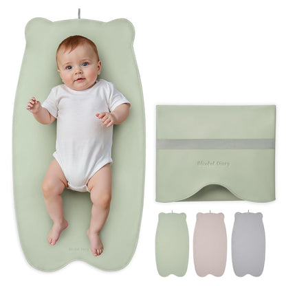 Waterproof Portable Baby Changing Pad, Light Green