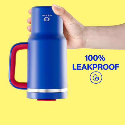 32 oz Tumbler with Handle and Straw: Stainless Steel Insulated Tumbler Keeps Cold for 24 Hours, Leakproof Travel Cup Fits in Cup Holder and BPA-Free,Brook Green