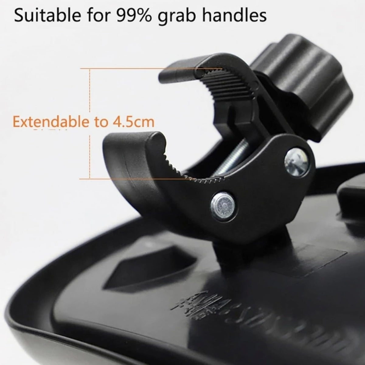 Stroller Snack Tray with Cup Holder Universal Stroller Food Tray Removable, Non-Slip Grip Clip for Stroller Bar Reusable Stroller Snacks Holder for Strollers with Round Armrests