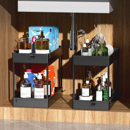 3 Tier Acrylic Storage Rolling Cart Clear Bathroom Cart Organizer, Transparency Laundry Room Organization Mobile Shelving Unit Multifunction Rolling Utility Cart for Office Living Room