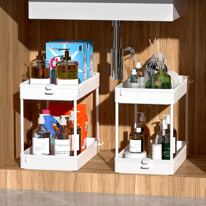 3 Tier Acrylic Storage Rolling Cart Clear Bathroom Cart Organizer, Transparency Laundry Room Organization Mobile Shelving Unit Multifunction Rolling Utility Cart for Office Living Room