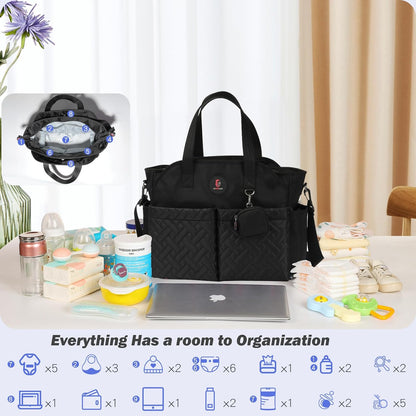Diaper Bag Tote: Large Tote Baby Bag Boy Diaper Bag Stylish Girl Diaper Bag,Shoulder Mommy Bag
