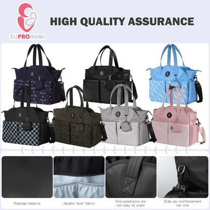 Diaper Bag Tote: Large Tote Baby Bag Boy Diaper Bag Stylish Girl Diaper Bag,Shoulder Mommy Bag
