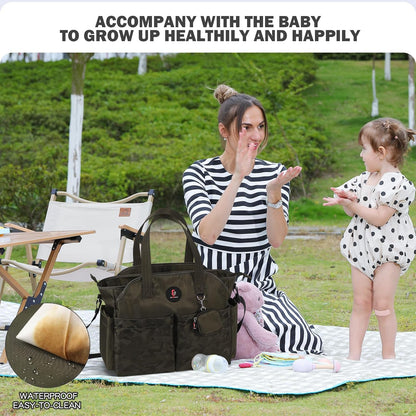 Diaper Bag Tote: Large Tote Baby Bag Boy Diaper Bag Stylish Girl Diaper Bag,Shoulder Mommy Bag