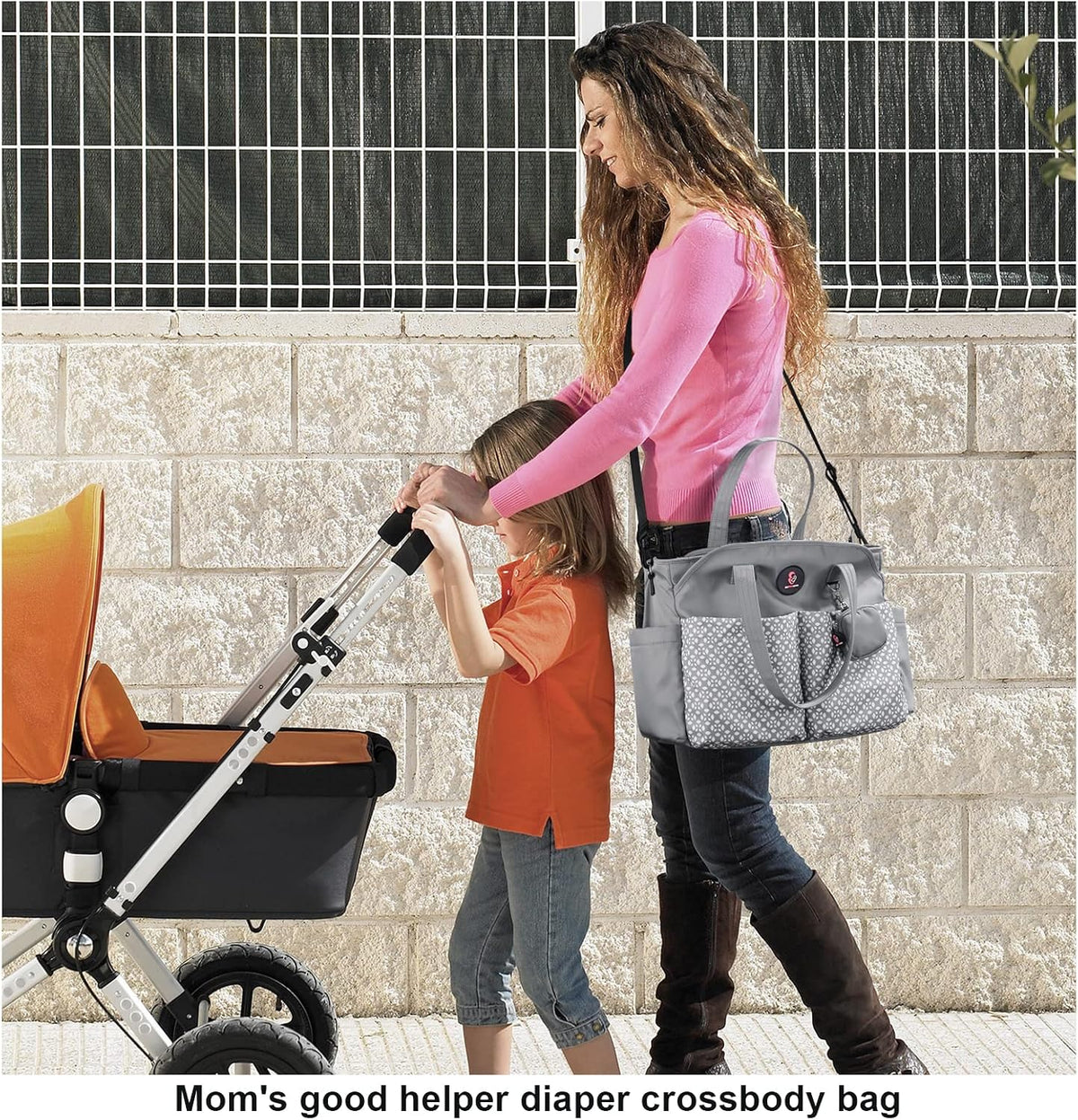 Diaper Bag Tote: Large Tote Baby Bag Boy Diaper Bag Stylish Girl Diaper Bag,Shoulder Mommy Bag