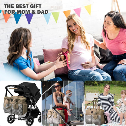 Diaper Bag Tote: Large Tote Baby Bag Boy Diaper Bag Stylish Girl Diaper Bag,Shoulder Mommy Bag