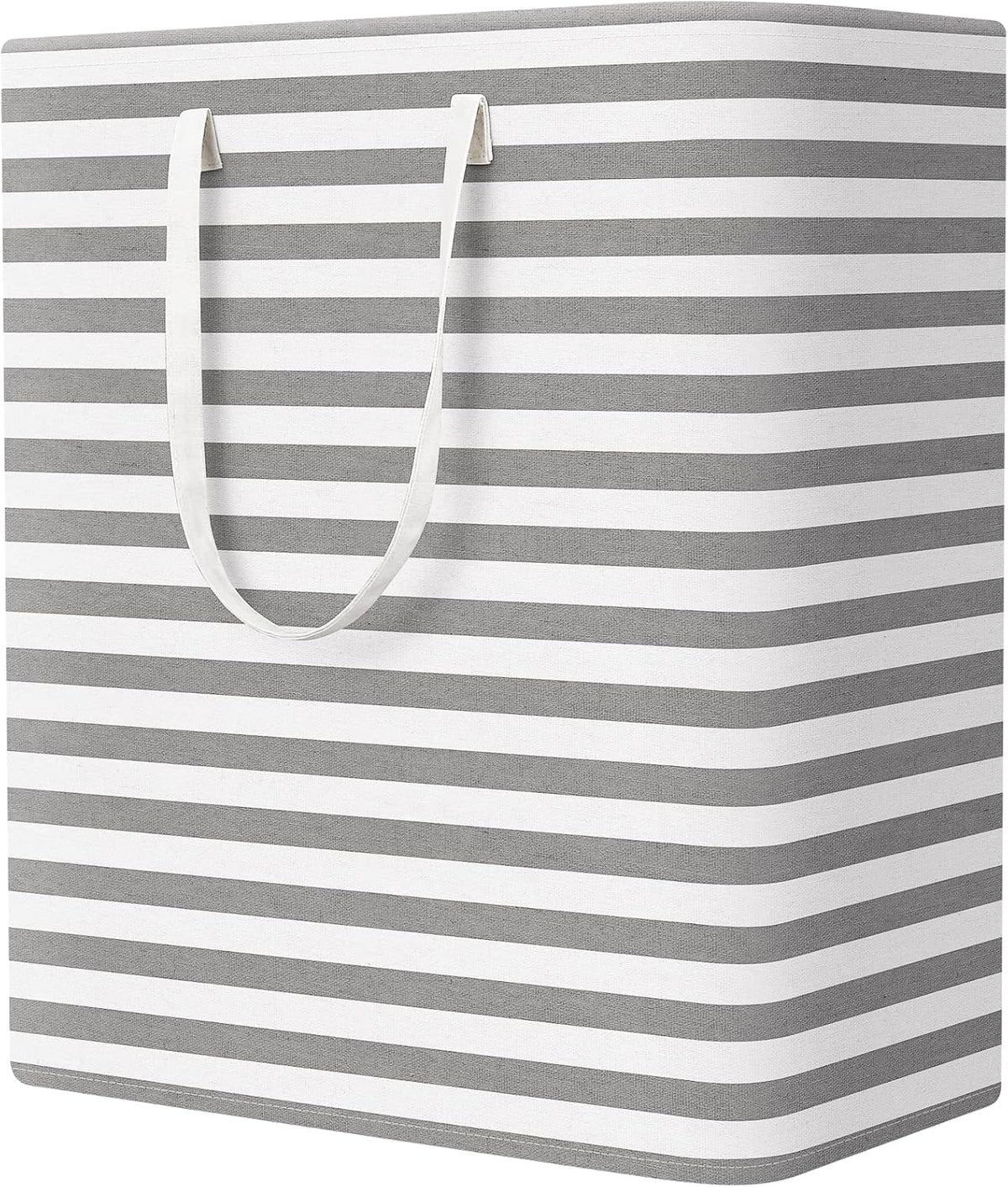 Laundry Basket Hamper, 75L Collapsible Clothes Storage, Grey