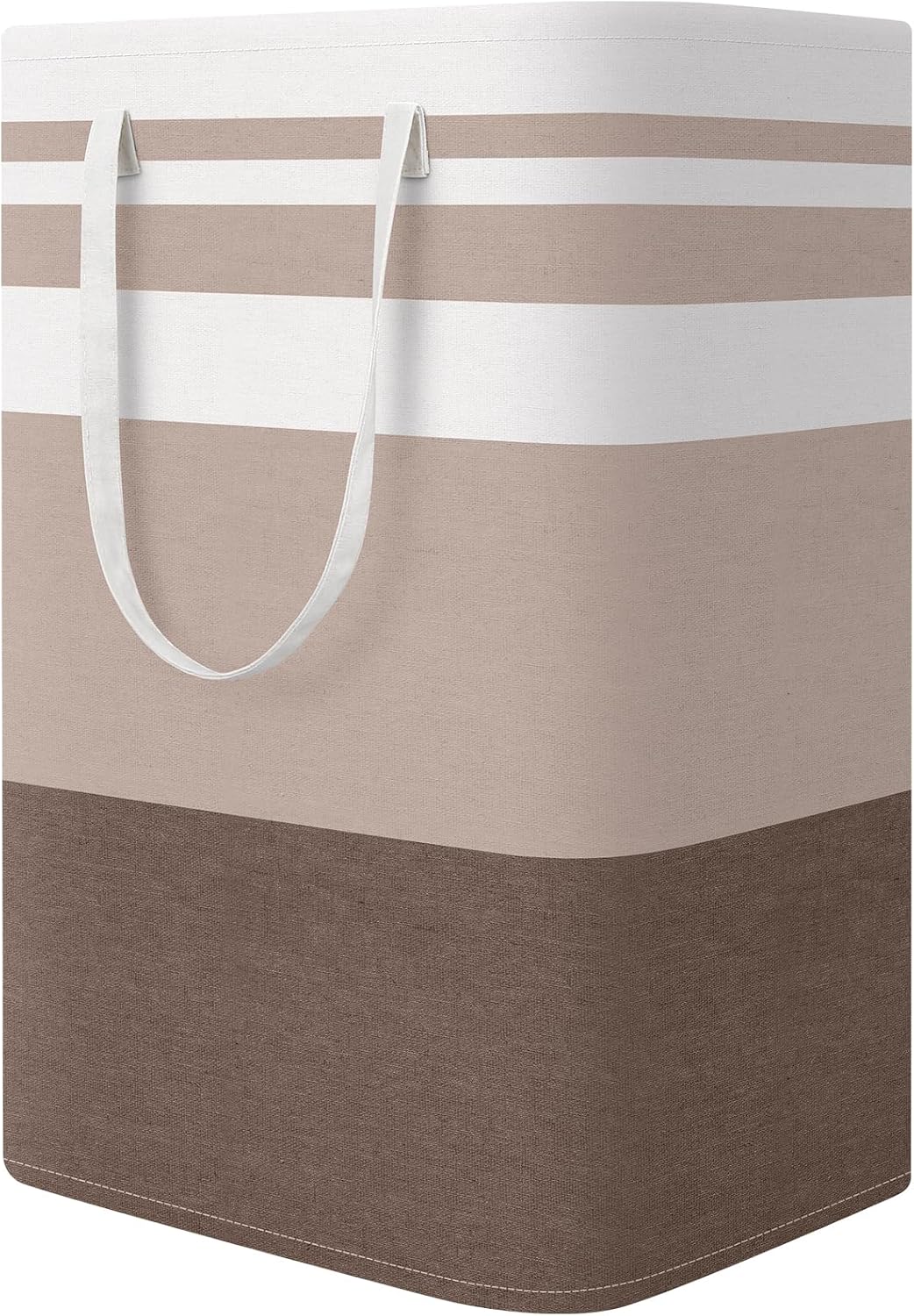 Laundry Basket Hamper, 75L Collapsible Clothes Storage, Grey
