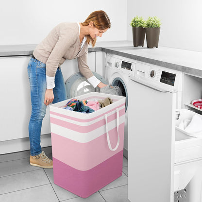 Laundry Basket Hamper, 75L Collapsible Clothes Storage, Grey