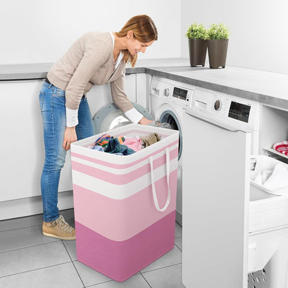 Laundry Basket Hamper, 75L Collapsible Clothes Storage, Grey