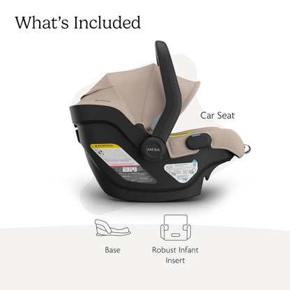 Mesa V3 Infant Car Seat with Base, Insert & SmartSecure - Declan