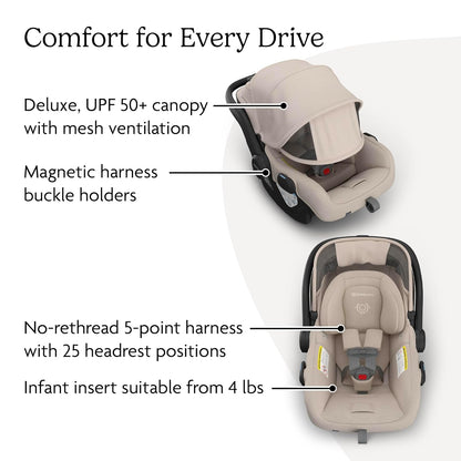 Mesa V3 Infant Car Seat with Base, Insert & SmartSecure - Declan