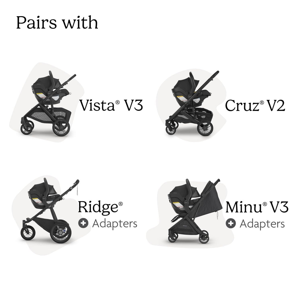 Mesa V3 Infant Car Seat with Base, Insert & SmartSecure - Declan