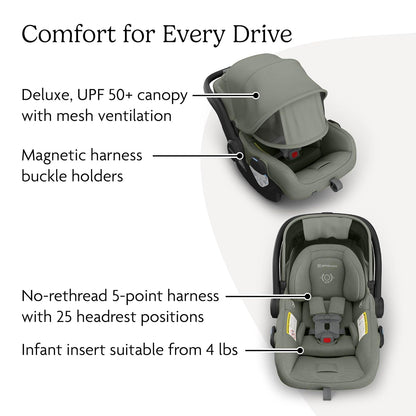 Mesa V3 Infant Car Seat with Base, Insert & SmartSecure - Declan