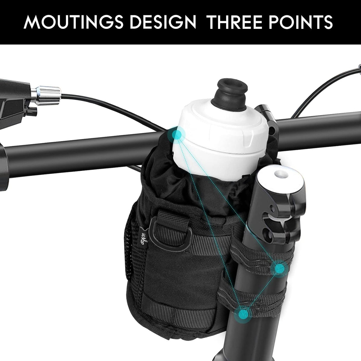 Bike Cup Holder, Bicycle Water Bottle Holder for Bike Handlebar
