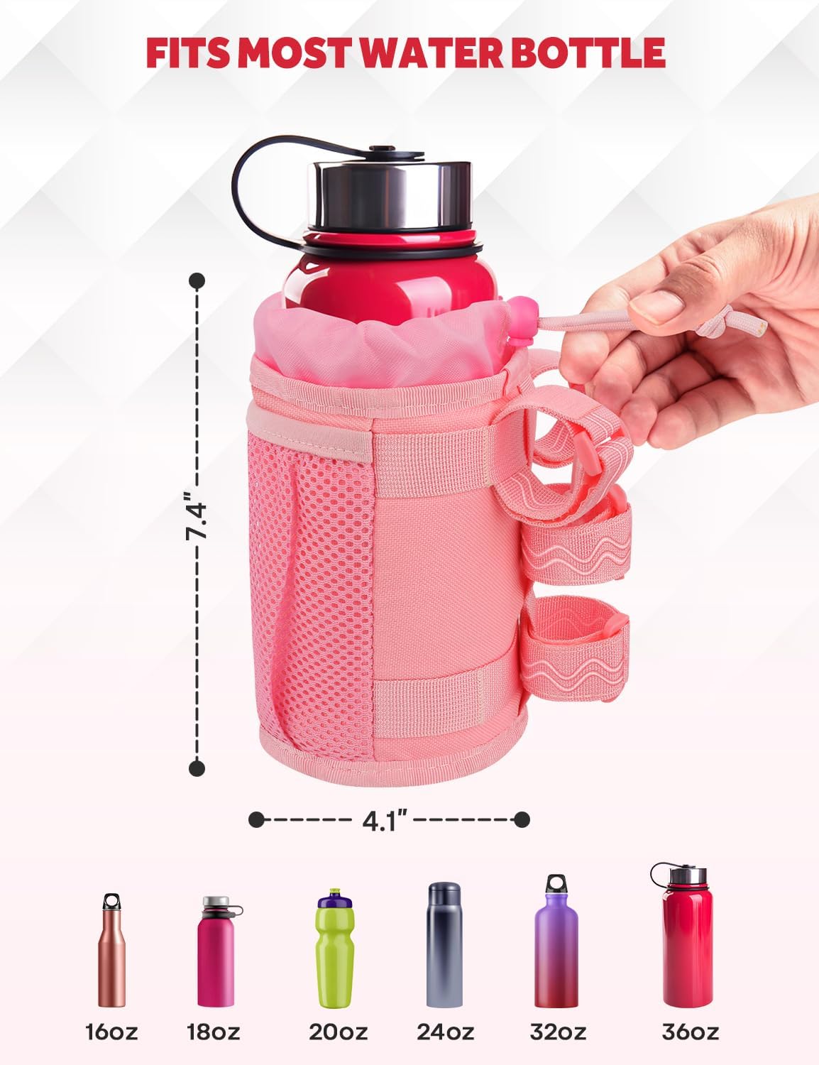 Bike Cup Holder, Bicycle Water Bottle Holder for Bike Handlebar