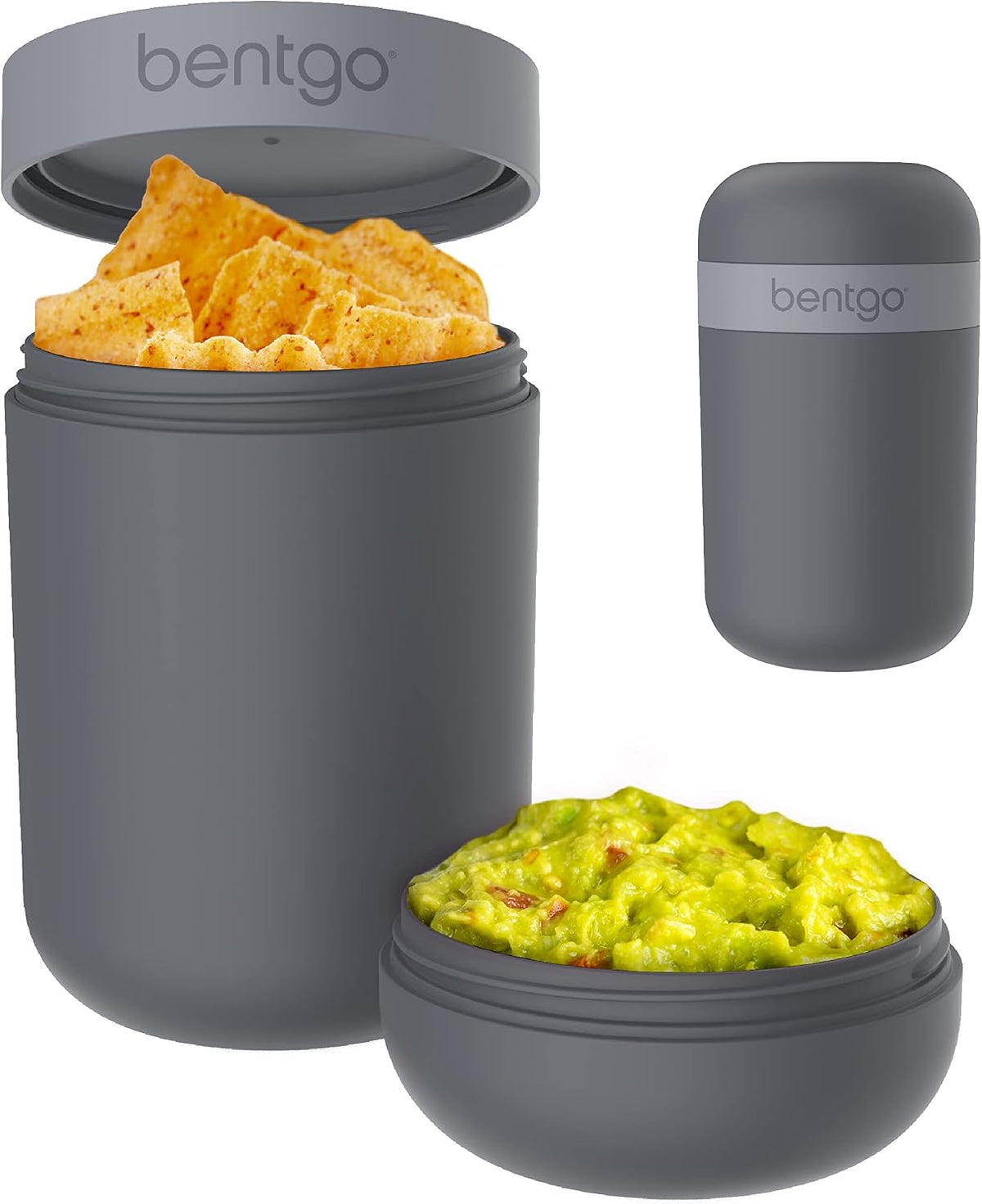 Snack Cup, Leak-Proof Snack Container with Toppings Compartment