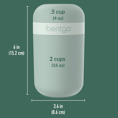 Snack Cup, Leak-Proof Snack Container with Toppings Compartment