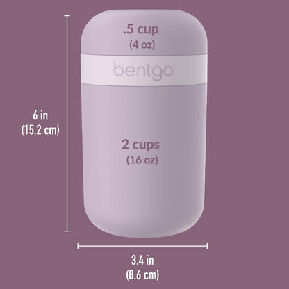 Snack Cup, Leak-Proof Snack Container with Toppings Compartment