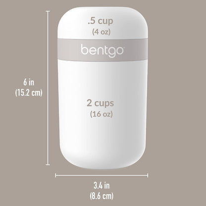 Snack Cup, Leak-Proof Snack Container with Toppings Compartment