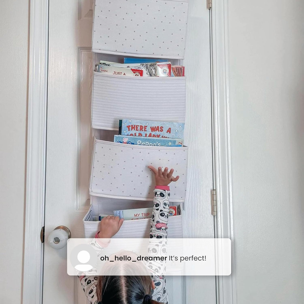 babyGap 2-Pack Over the Door Storage Organizer with 4 Pockets, Tan