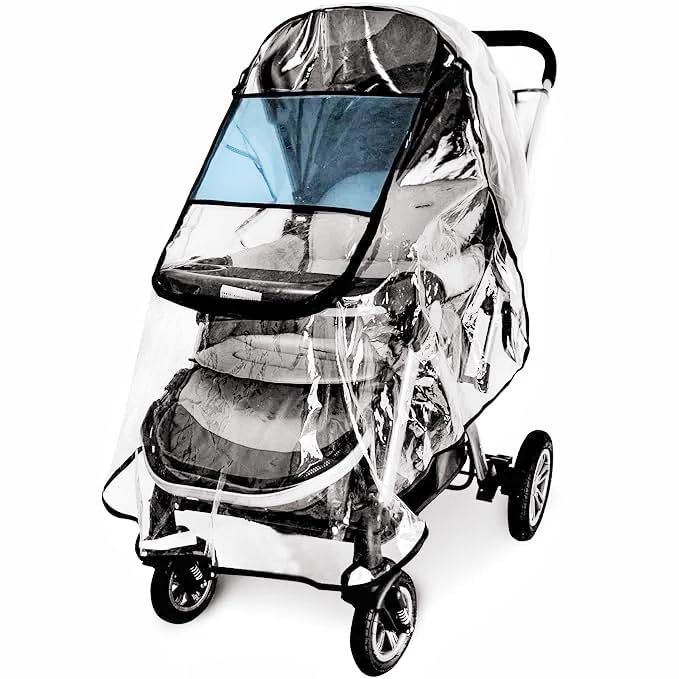 Stroller Rain Cover, Universal Baby Travel Weather Shield