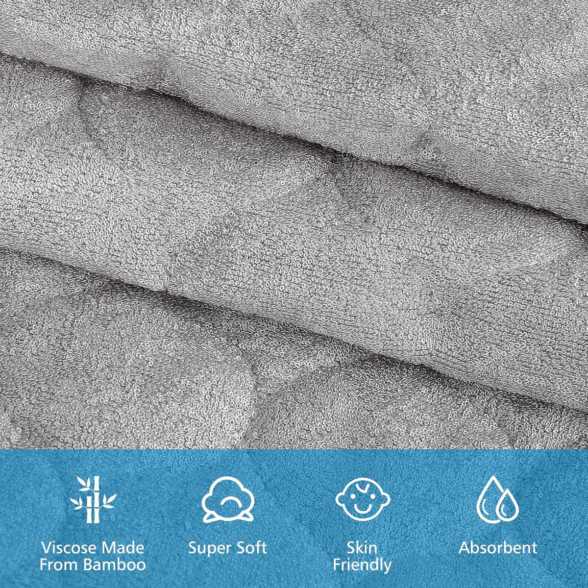3 Pack Waterproof Changing Pad Liners, Diaper Changing Pad Covers, Grey