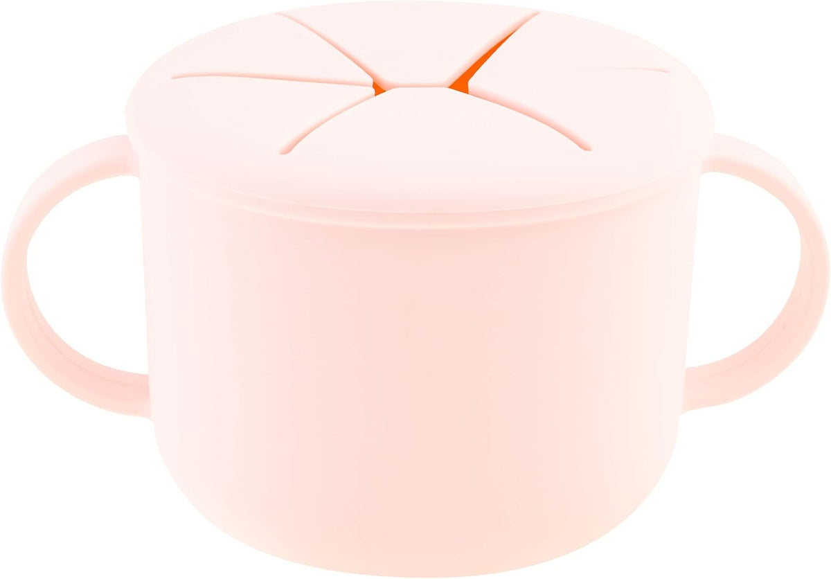 Silicone Snack Cup, Snack Cups for Babies and Toddlers, Bunny, Medium