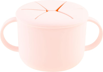 Silicone Snack Cup, Snack Cups for Babies and Toddlers, Bunny, Medium