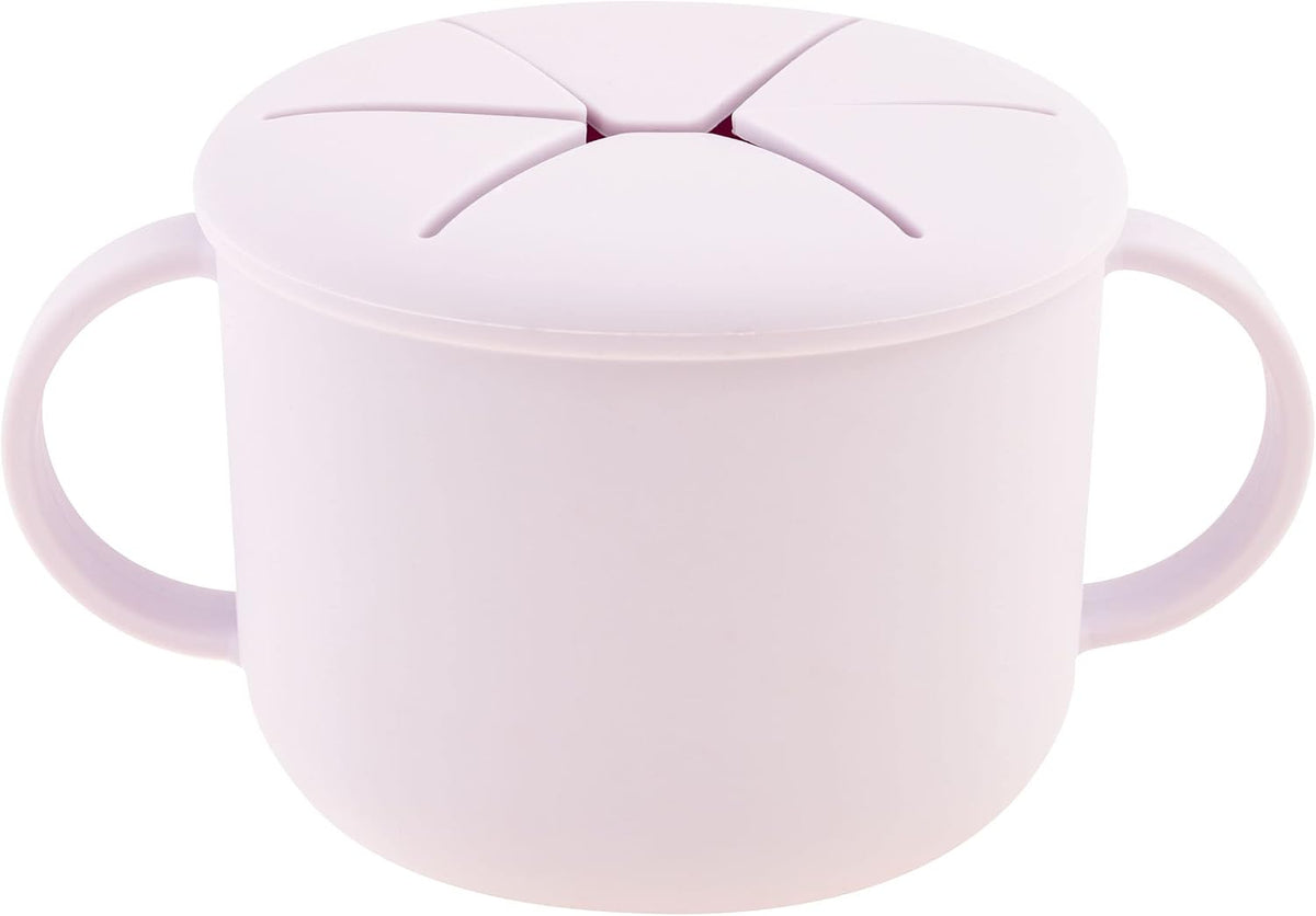 Silicone Snack Cup, Snack Cups for Babies and Toddlers, Bunny, Medium