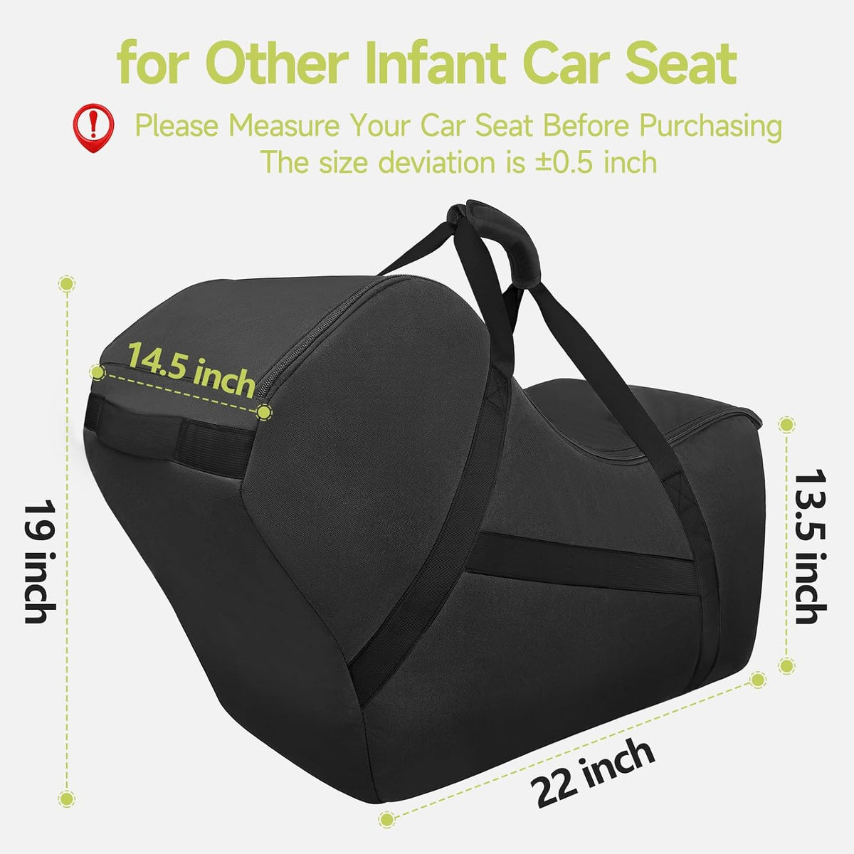 Infant Carseat Bags for Air Travel, Baby Airplane Travel Essentials
