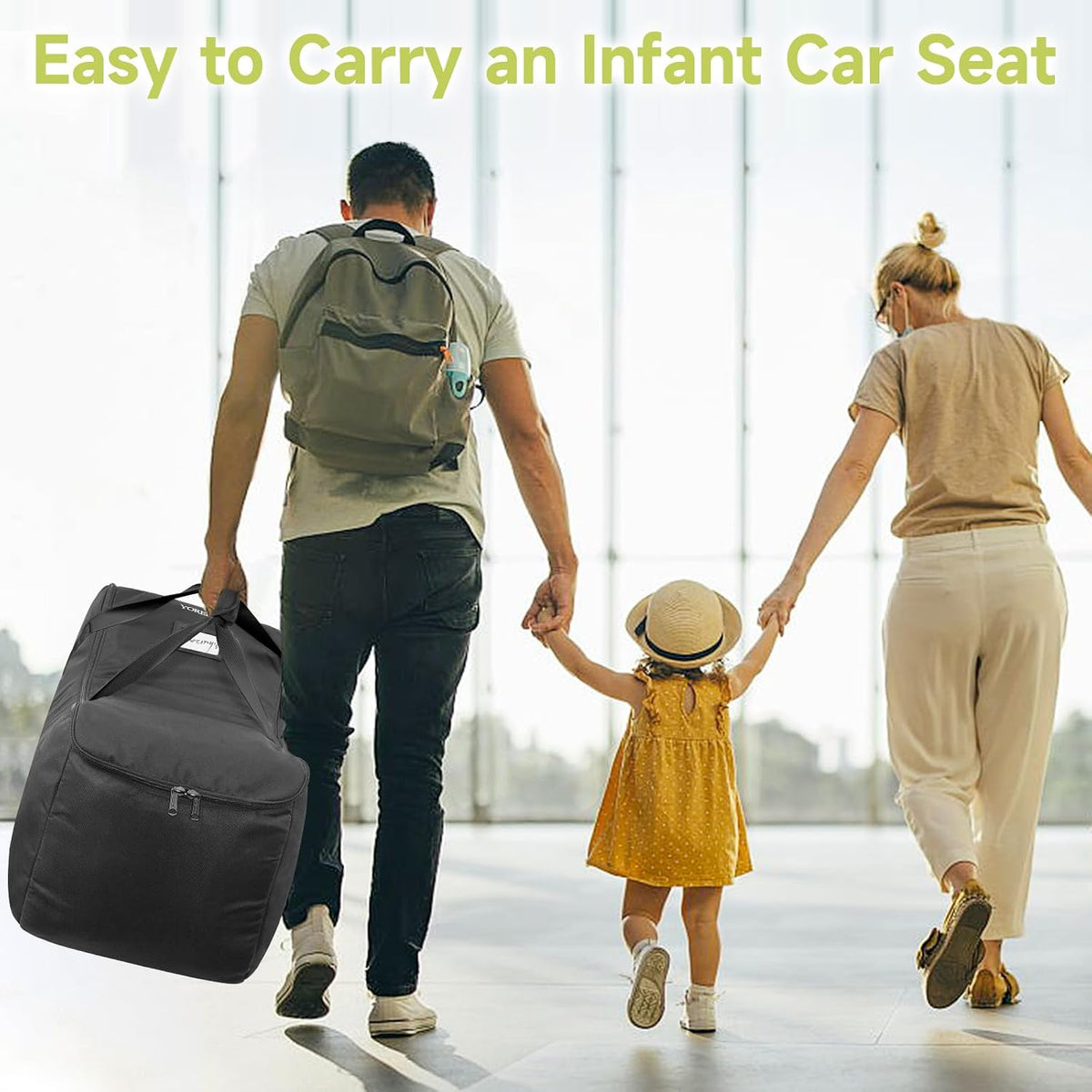 Infant Carseat Bags for Air Travel, Baby Airplane Travel Essentials