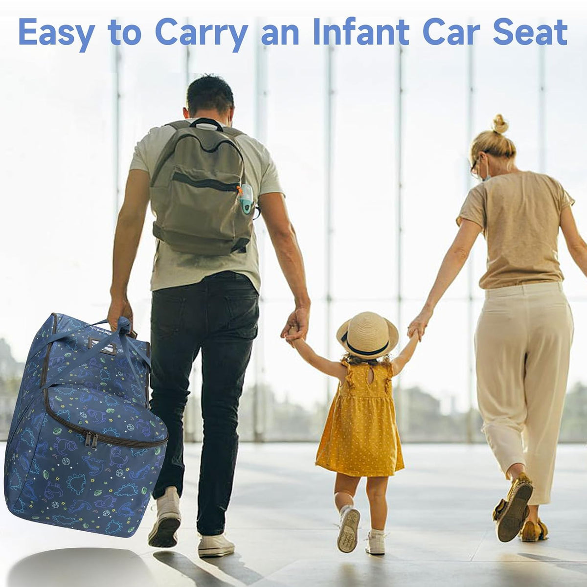 Infant Carseat Bags for Air Travel, Baby Airplane Travel Essentials