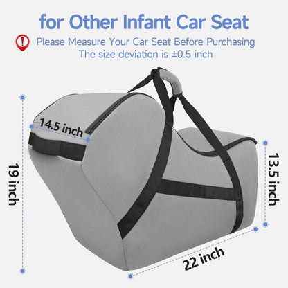 Infant Carseat Bags for Air Travel, Baby Airplane Travel Essentials