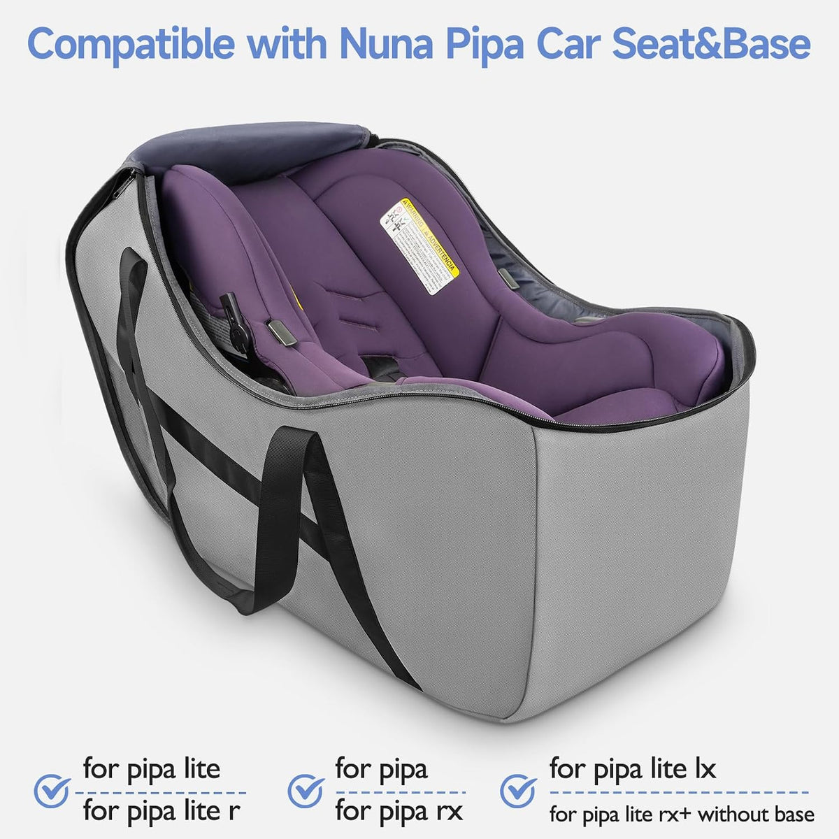 Infant Carseat Bags for Air Travel, Baby Airplane Travel Essentials