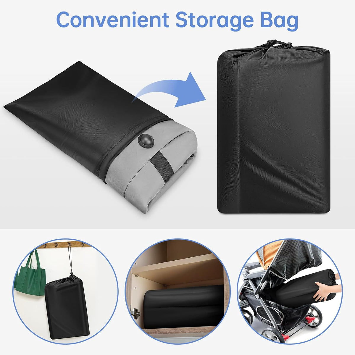 Infant Carseat Bags for Air Travel, Baby Airplane Travel Essentials