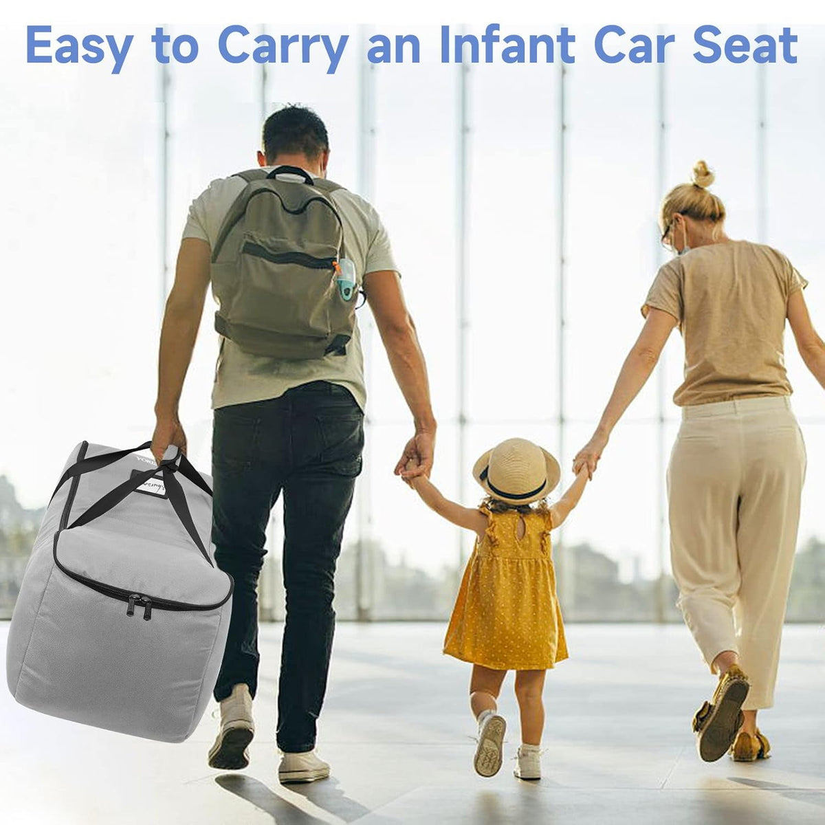 Infant Carseat Bags for Air Travel, Baby Airplane Travel Essentials