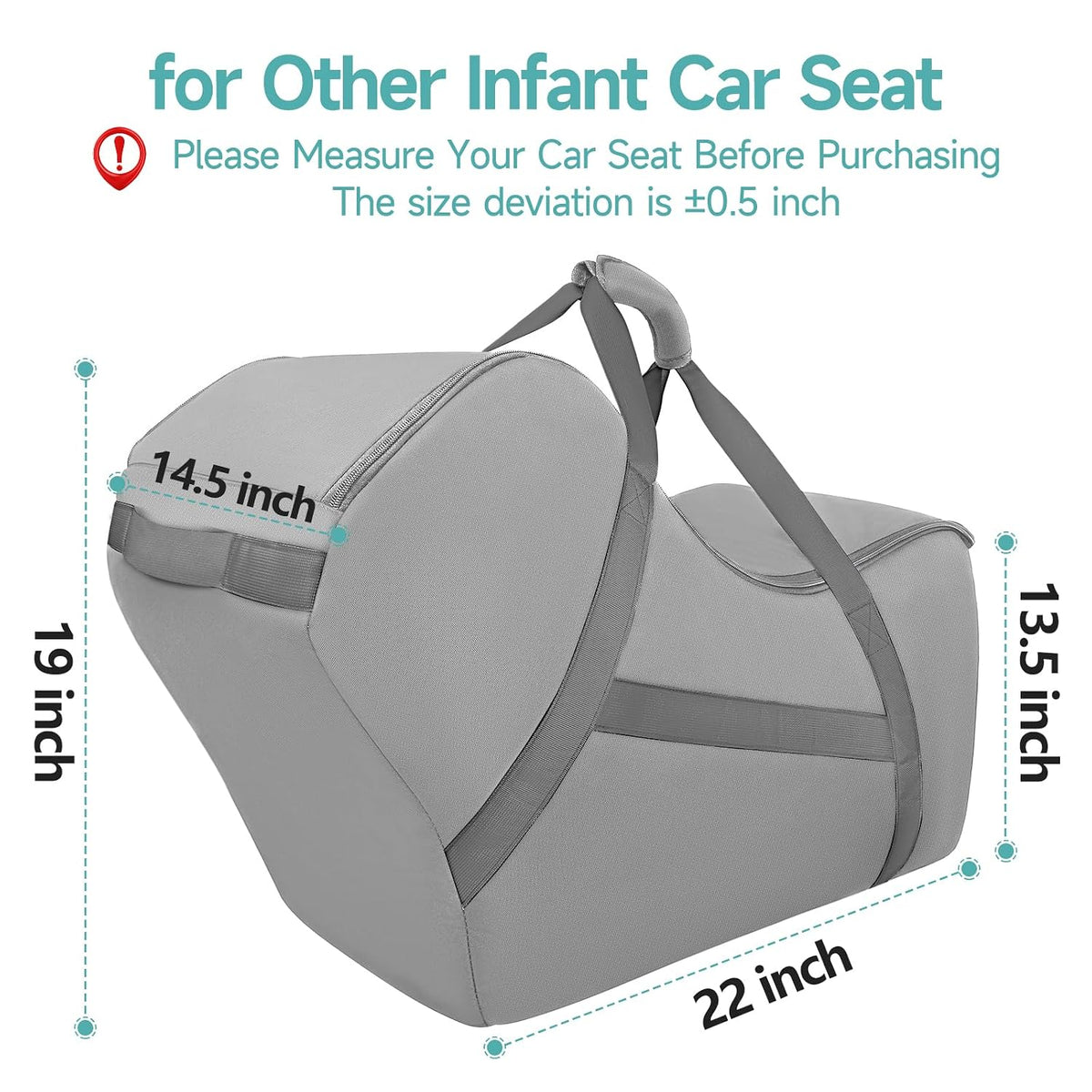 Infant Carseat Bags for Air Travel, Baby Airplane Travel Essentials