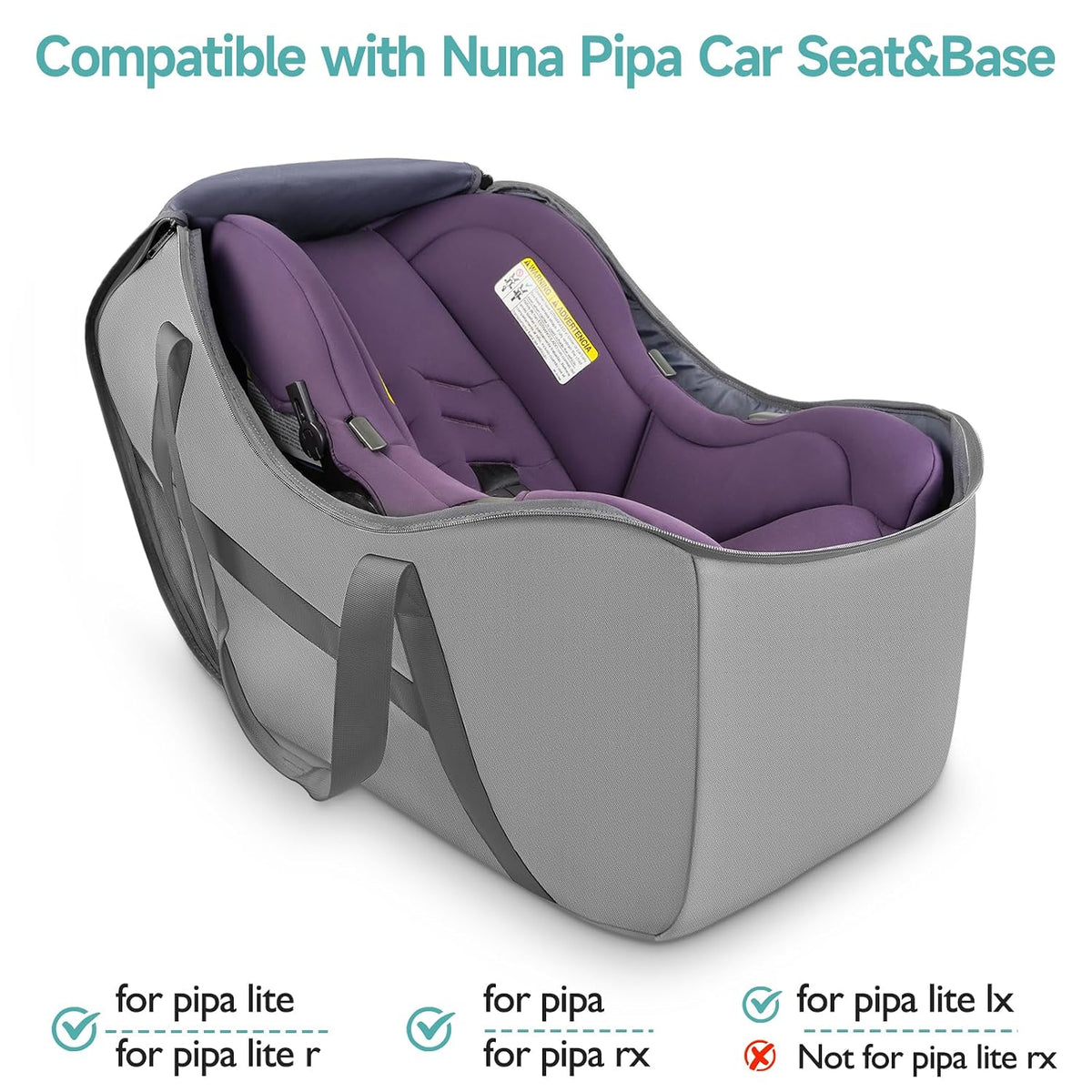 Infant Carseat Bags for Air Travel, Baby Airplane Travel Essentials
