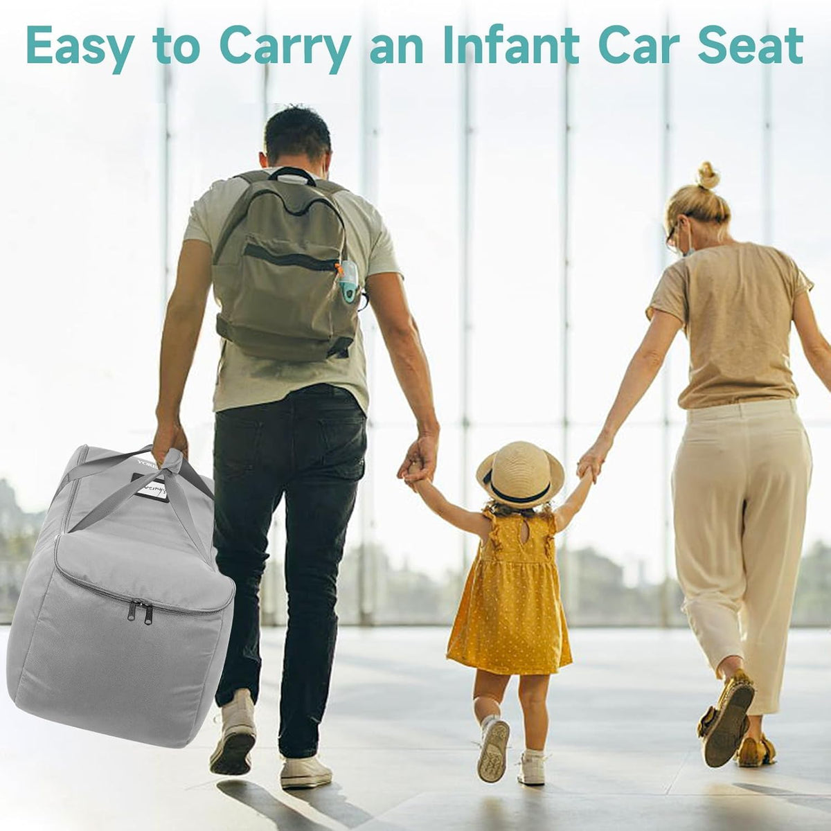 Infant Carseat Bags for Air Travel, Baby Airplane Travel Essentials