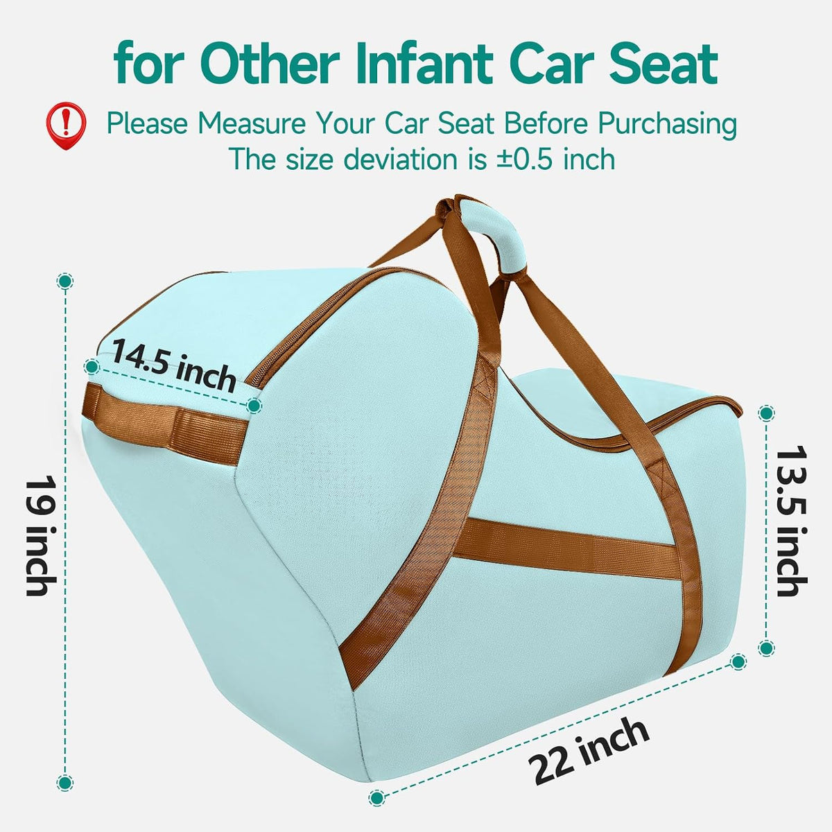 Infant Carseat Bags for Air Travel, Baby Airplane Travel Essentials